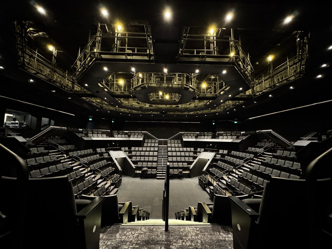 Interior shot of the Globe Theatre