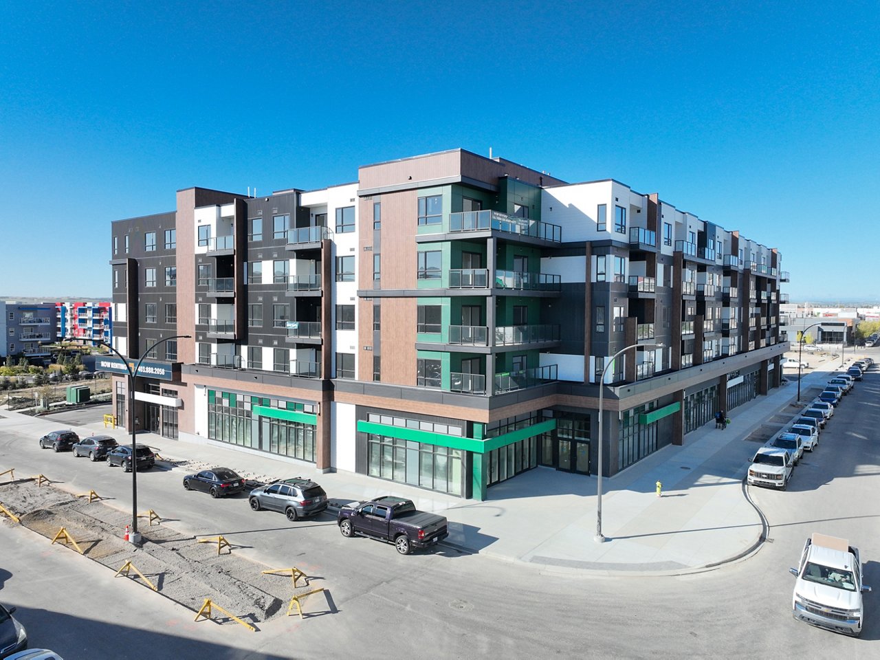 An exterior shot of the Junction 88 building