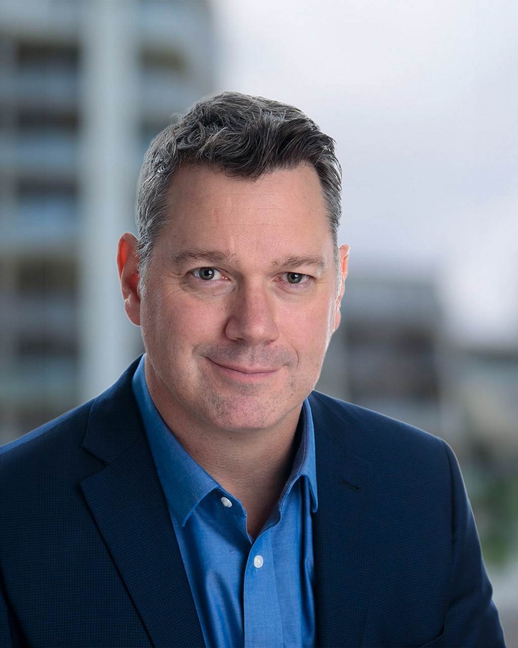A portrait of Russell Zirnhelt, a Ledcor EVP
